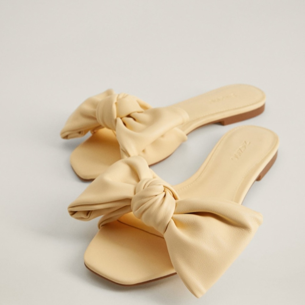 MANGO Knot flat sandal